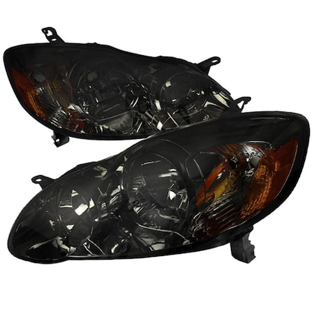 Overtime 2003-2008 Toyota Corolla Headlights - Smoke OV1187825